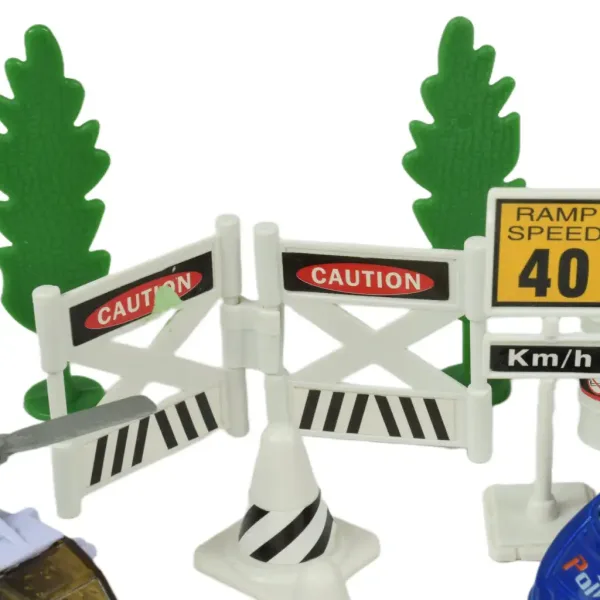 Police Set: Set de poliție cu vehicule și accesorii în diferite variante 1buc. imaginea 4