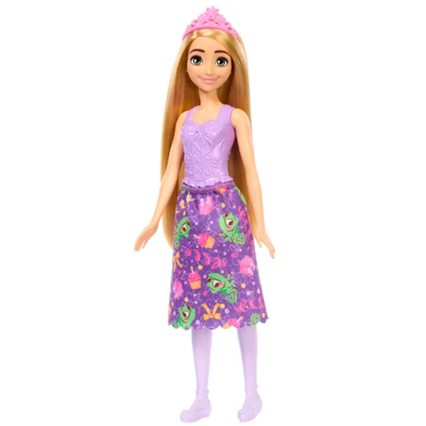 Prințese Disney: Păpușa Rapunzel pentru petrecere – Mattel imaginea 2