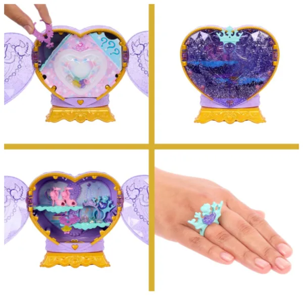 Prințese Disney: Păpușă surpriză din inimă - Ariel - Mattel imaginea 2