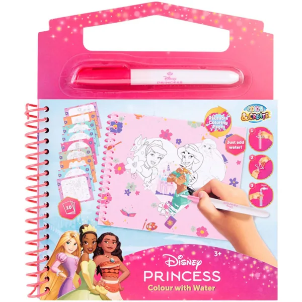 Prințese Disney colorate cu apă, de la Canenco imaginea 1