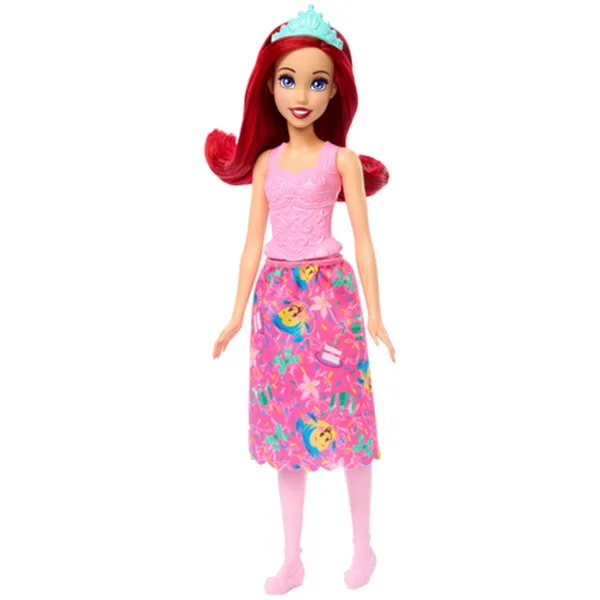 Prințesele Disney: Păpușa Princess Ariel de petrecere – Mattel imaginea 2