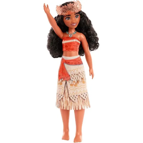 Prințesele Disney: Prințese strălucitoare - Figurina Moana - Mattel imaginea 2