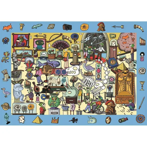 Puzzle 100 piese Spy Guy Muzeu - Trefl imaginea 2