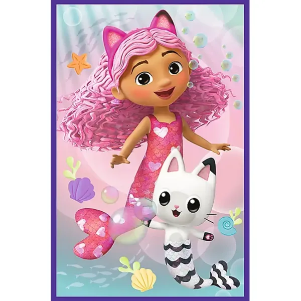 Puzzle 3x80 piese Zile colorate ale casei de păpuși Gabi - Trefl imaginea 3