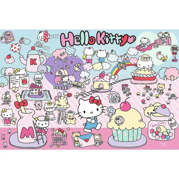 Puzzle Hello Kitty, 300 de piese - Trefl imaginea 2