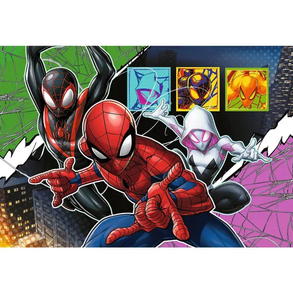 Puzzle Marvel Omul-Păianjen — Păianjen eroic, 100 piese - Trefl imaginea 2