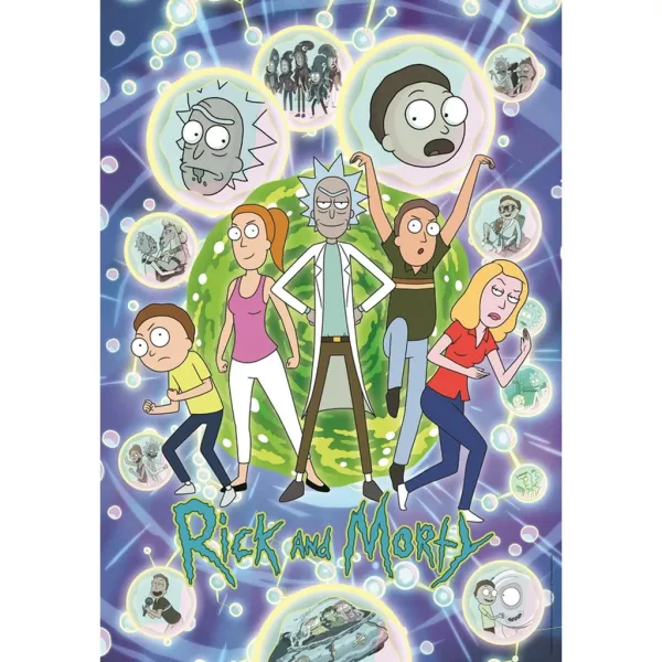 Puzzle Rick și Morty de 1000 de piese - Clementoni imaginea 2