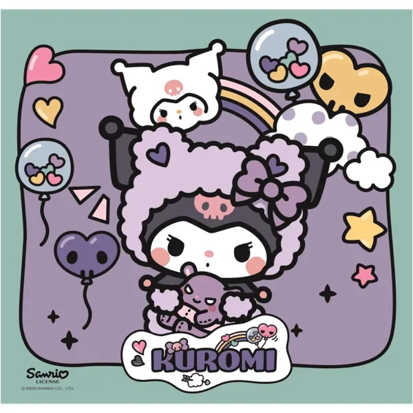 Puzzle Super Color Kuromi, 3x48 de piese - Clementoni imaginea 2