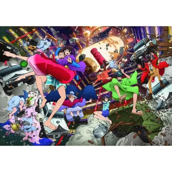 Puzzle compact de 1500 de piese Lupin the 3rd - Clementoni imaginea 2