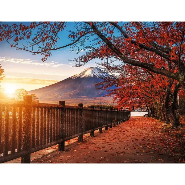 Puzzle de 1000 de piese Fuji Muntele Japonia Premium Plus - Trefl imaginea 2