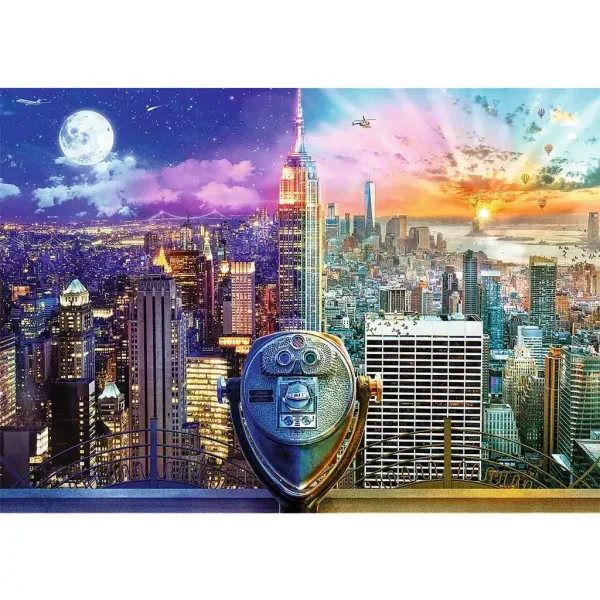 Puzzle de 2x500 de piese Tur american - Trefl imaginea 3