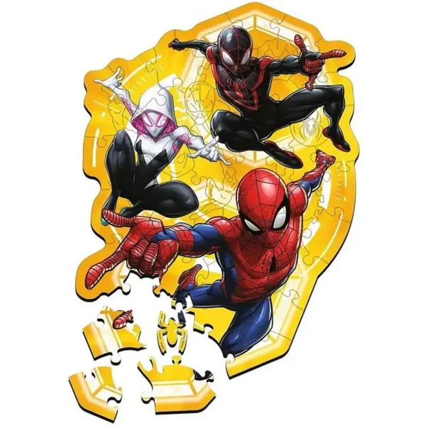 Puzzle din lemn cu 50 de piese Spider-Man - Trefl imaginea 2