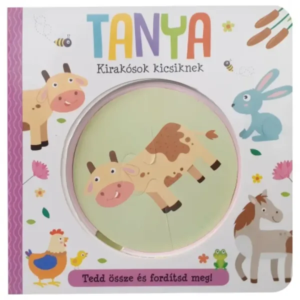 Puzzle-uri pentru cei mici - Carte pentru bebeluși despre fermă imaginea 3
