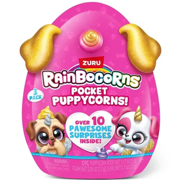 Rainbocorns: Pocket Puppycorn surpriză cățeluș în mai multe variante 1buc imaginea 1