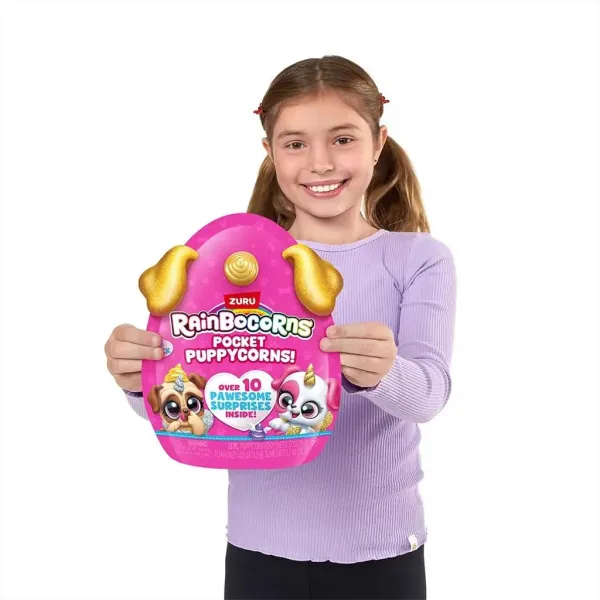 Rainbocorns: Pocket Puppycorn surpriză cățeluș în mai multe variante 1buc imaginea 3