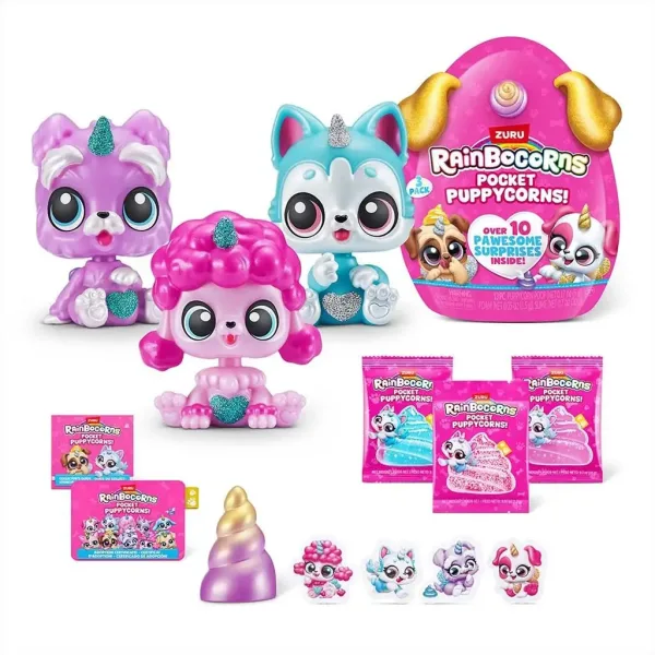 Rainbocorns: Pocket Puppycorn surpriză cățeluș în mai multe variante 1buc imaginea 5