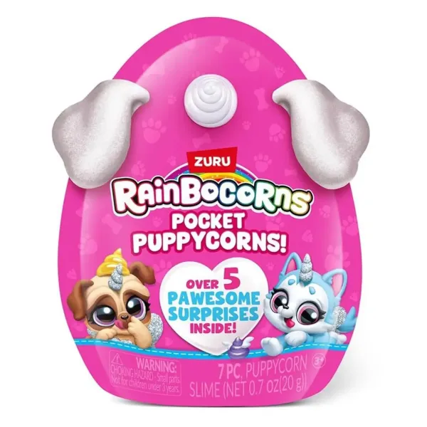 Rainbocorns: Surpriza Pocket Puppycorn câine în mai multe variante 1buc imaginea 1