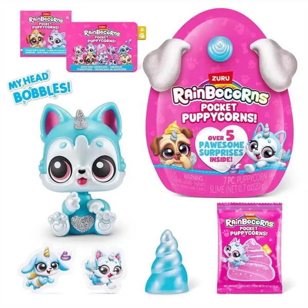 Rainbocorns: Surpriza Pocket Puppycorn câine în mai multe variante 1buc imaginea 3