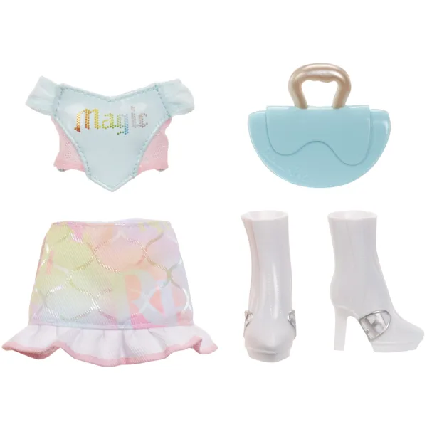 Rainbow High: Păpușă de modă Amaya Raine cu accesorii imaginea 3