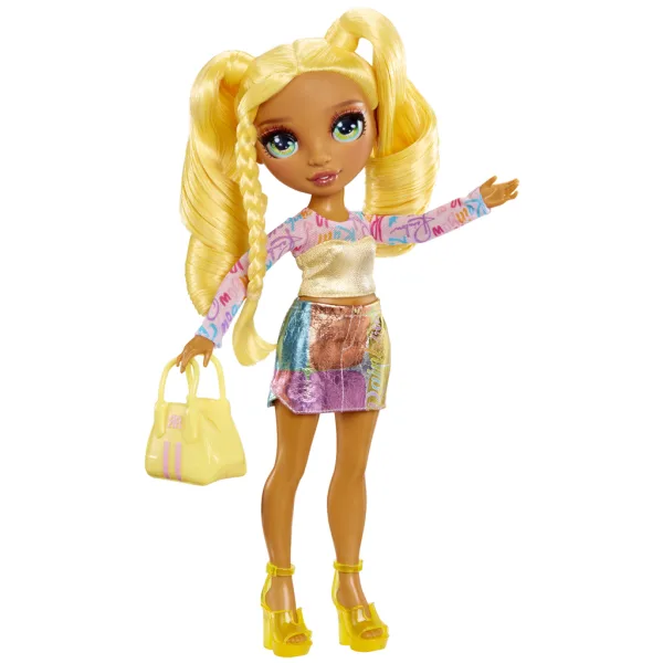 Rainbow High: Stilul meu vestimentar Sunny Madison păpușă fashion cu accesorii imaginea 2