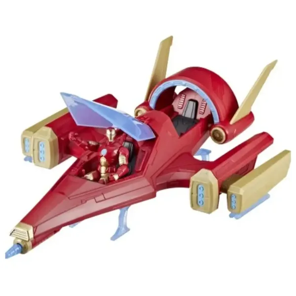 Răzbunătorii: Avion de luptă Iron Man Repulsor Blast - Hasbro imaginea 2