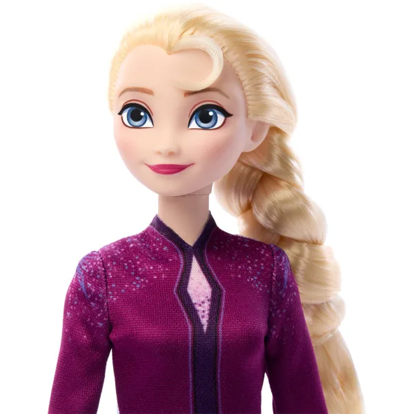 Regatul de Gheață: Set de figurine de joacă Elsa și ursulețul polar mic - Mattel imaginea 3