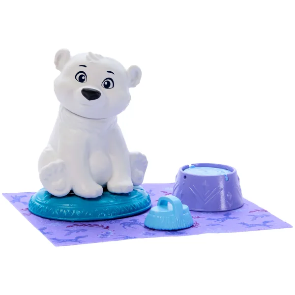 Regatul de Gheață: Set de figurine de joacă Elsa și ursulețul polar mic - Mattel imaginea 4