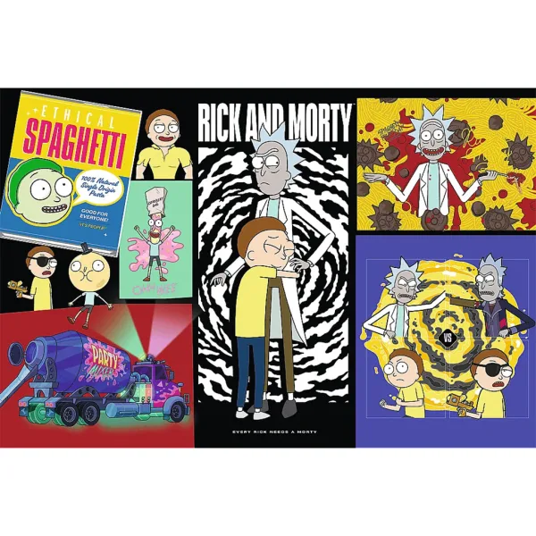 Rick și Morty Un loc ciudat în galaxie puzzle de 300 de piese - Trefl imaginea 2