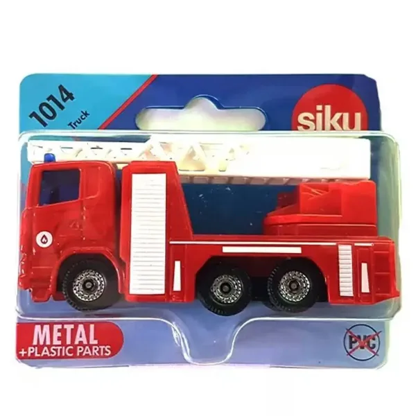 SIKU Scania autospecială de pompieri maghiară cu scară 1/87 imaginea 3