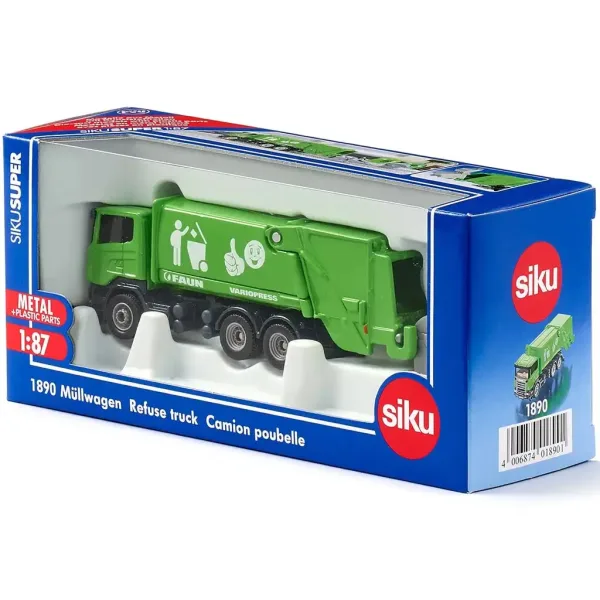 SIKU camion de gunoi Scania 1/87 imaginea 6