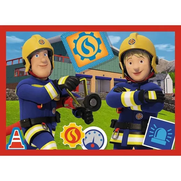 Sam pompierul 4 în 1 puzzle de 12-15-20-24 piese - Trefl imaginea 2