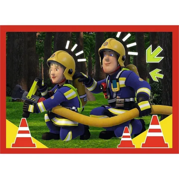 Sam pompierul 4 în 1 puzzle de 12-15-20-24 piese - Trefl imaginea 4