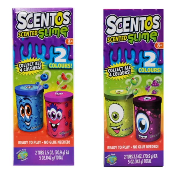 Scentos slime parfumat, set de 2 bucăți, în mai multe variante imaginea 2