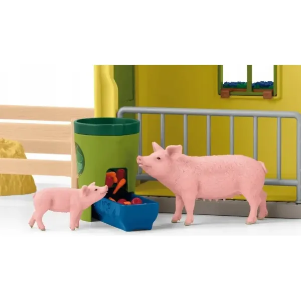 Schleich: Farm World - Set de joacă fermă mare cu animale (42605) imaginea 3