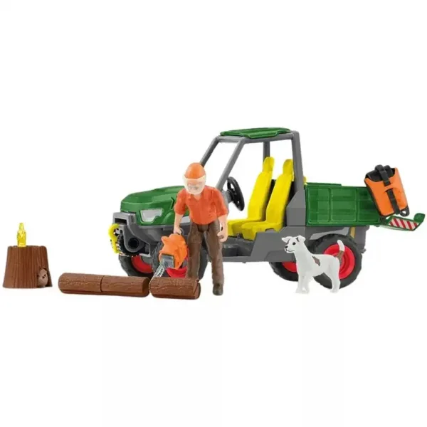Schleich: Farm World - Set de joacă Lucrări forestiere (42659) imaginea 3