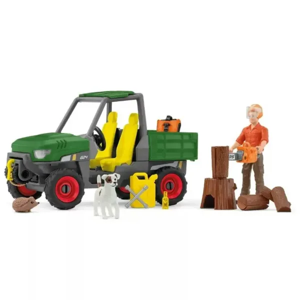 Schleich: Farm World - Set de joacă Lucrări forestiere (42659) imaginea 4