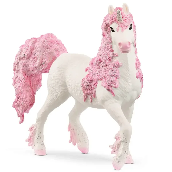 Schleich: Figurina iapă unicorn cu flori (70831) imaginea 1