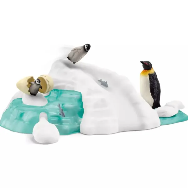 Schleich: Wild Life - Set de figurine „Distracție în familie cu pinguini” (42661) imaginea 2