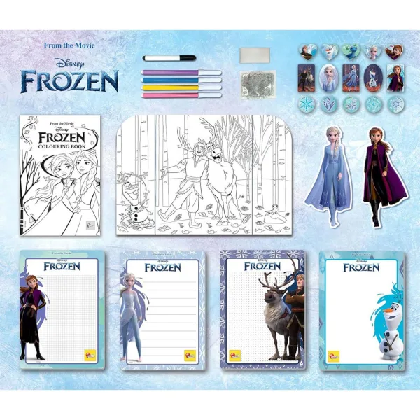 Școala de desen Frozen în rucsac - Lisciani imaginea 3