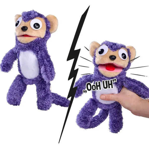 ScreamerZ: Maimuță plângătoare de pluș 30 cm - Simba Toys imaginea 3