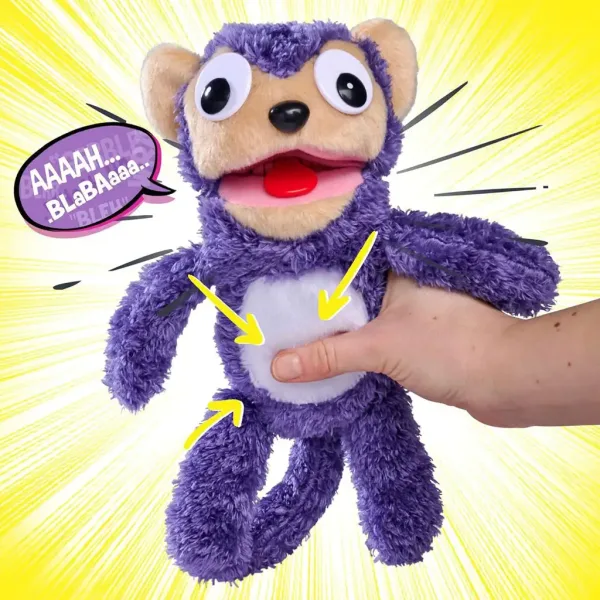 ScreamerZ: Maimuță plângătoare de pluș 30 cm - Simba Toys imaginea 4