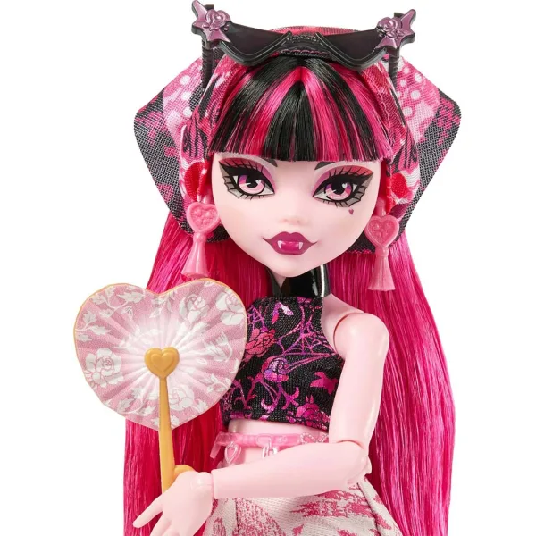 Secretele Monstruos de Buni Prieteni Monster High: Călătorie înfiorătoare Draculaura păpușă - Mattel imaginea 5