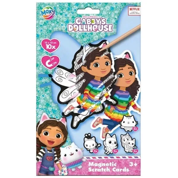 Set creativ cu 10 magneți de frigider tip răzuitor cu imagini pentru căsuța de păpuși Gabi imaginea 1
