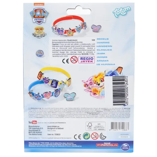 Set creativ pentru realizarea brățărilor Patrula Cățelușilor - Totum imaginea 3