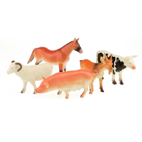 Set de 5 animale Animal World Farm imaginea 2