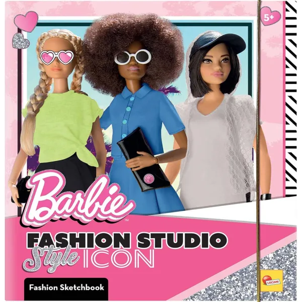 Set de colorat și îmbrăcat Barbie Style Icon - Lisciani imaginea 1