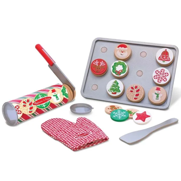 Set de copt și gătit prăjituri de Crăciun - Melissa & Doug imaginea 2