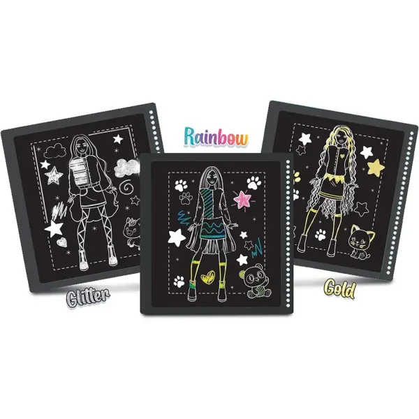 Set de creație cu imagini Barbie Cutie, 44 pagini - Lisciani imaginea 3