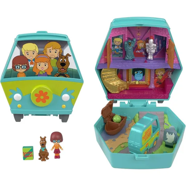 Set de joacă Polly Pocket Scooby Doo - Mattel imaginea 2