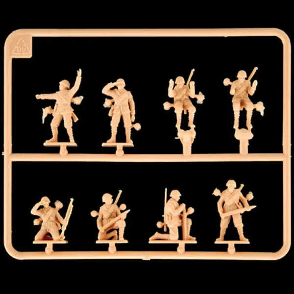 Set de machete Italeri 1/72 Autocannone 3RO cu tun antiaerian și 8 figurine. imaginea 6